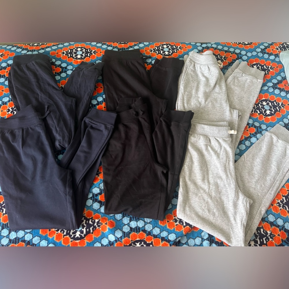 The Children's’s Place Boys Cotton Joggers Gray, Black & Navy